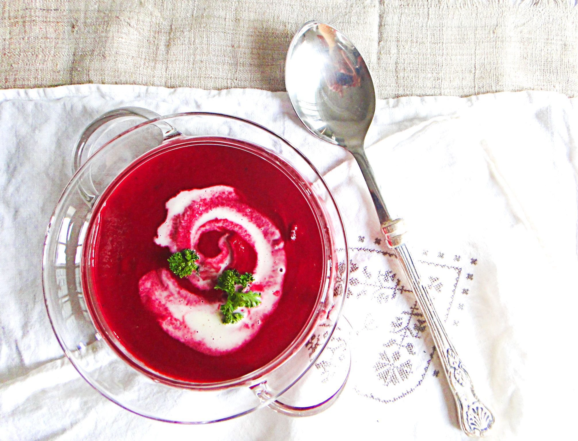 roasted beetroot soup