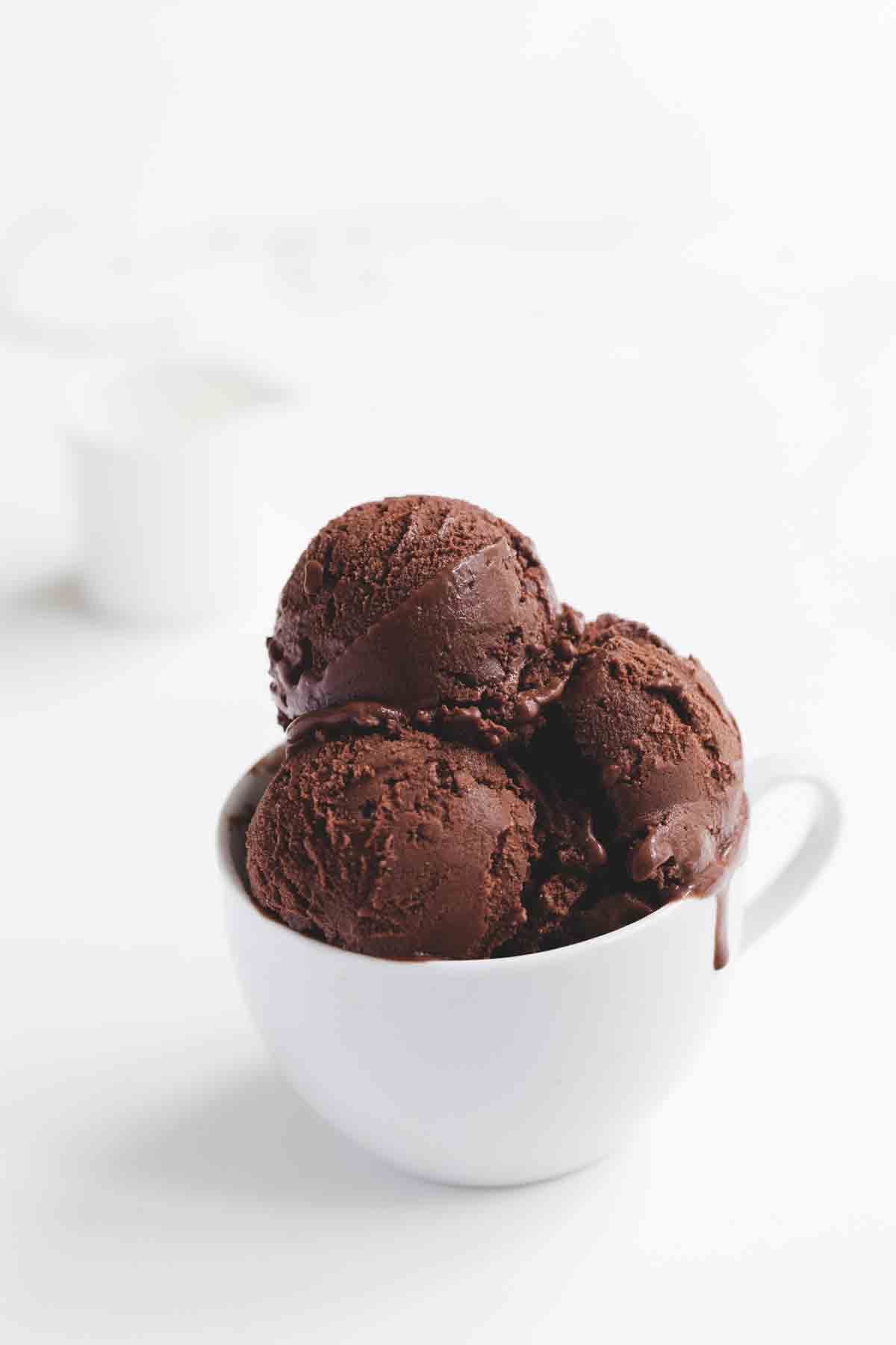 wekelijks bouwen Versterker Vegan chocolade-ijs - zonder ijsmachine | ShareLoveNotSecrets.com